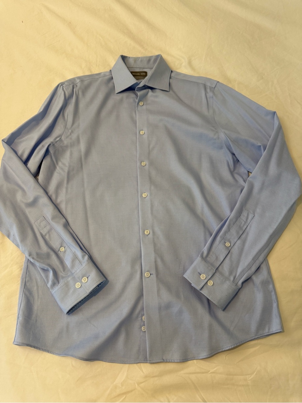 Michael Kors Light Blue Dress Shirt - Spread Collar